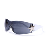 Designer Wraparound Sunglasses: Unisex Punk Style