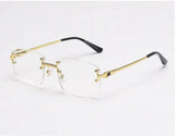 Frameless Spring Leg Sunglasses