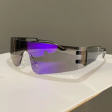 Unisex Punk Style Rimless Sunglasses