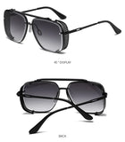 Double Beam Metal Sunglasses