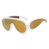 Large Frame Futuristic Sunglasses