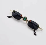 Glamour Steampunk Rhinestone Sunglasses