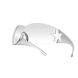 Designer Wraparound Sunglasses: Unisex Punk Style