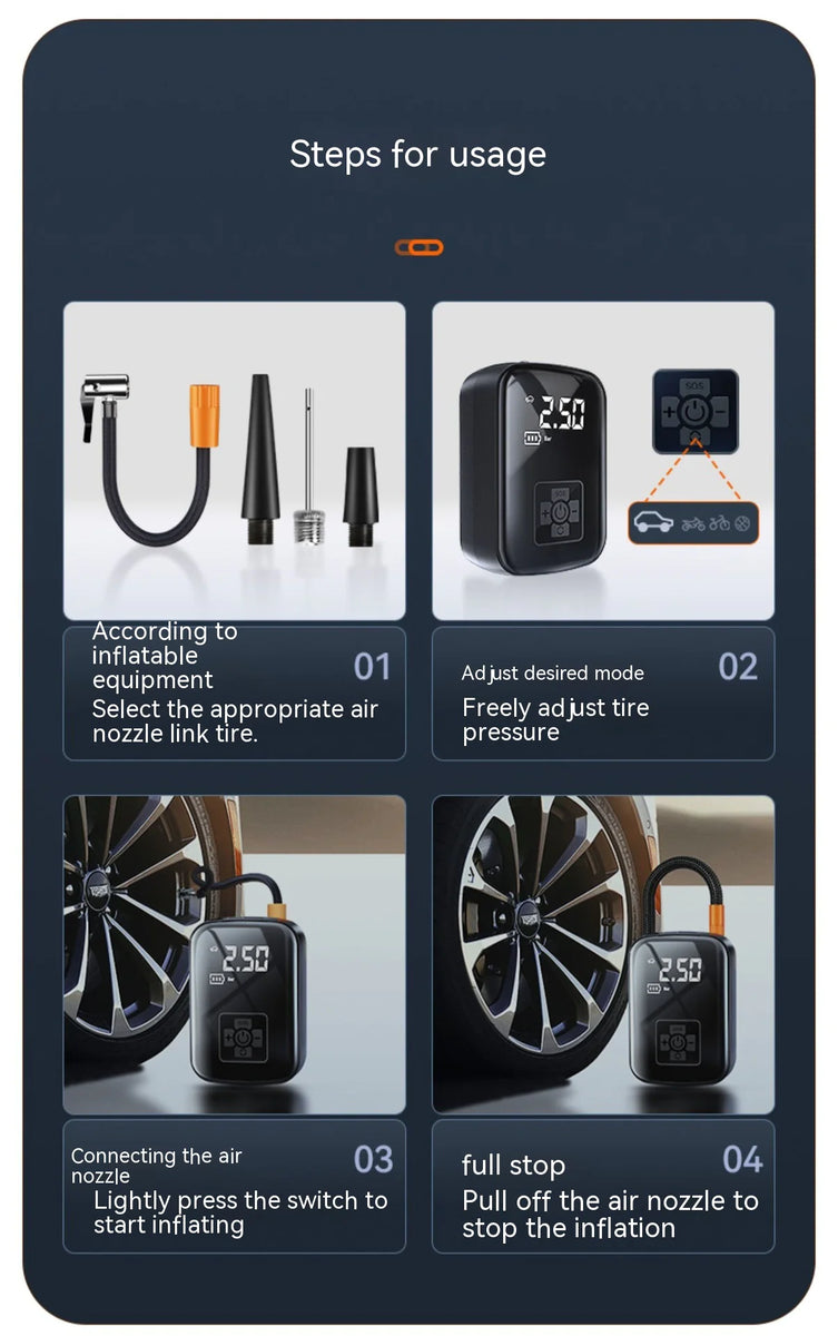 Portable Car Air Inflator – Limbotics Motorsports Group