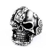 Vintage Skull Titanium Ring