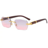Rimless Steampunk Frameless Sunglasses