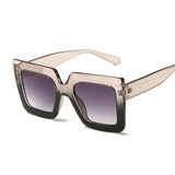 Women's Vintage Oversized Square Sunglasses