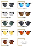 Semi-Rimless Sunglasses