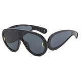 Large Frame Futuristic Sunglasses