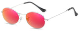 Small Oval Mirror Sunglasses