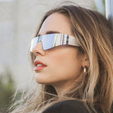 Unisex Punk Style Rimless Sunglasses