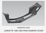 For Corvette 1980-1982 Fiberglass Front Bumper
