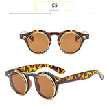 Round Flip Up Sunglasses