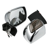 Motorcycle Rear View Mirrors LED Turn Signals For Honda Goldwing1800 GL1800 F6B 2013-2017