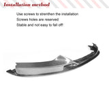 Carbon Fiber Car Front Bumper Lip Spoiler Splitters for BMW F22 F23 220i 228i M240i M235i M-Sport 2014-2019 Front Racing Kits