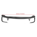 For Maserati Ghibli S Q4 Sedan 14-16 Carbon Fiber Front Bumper Lip Chin Spoiler