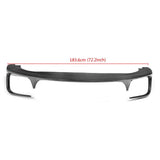 For Maserati Ghibli S Q4 Sedan 14-16 Carbon Fiber Front Bumper Lip Chin Spoiler