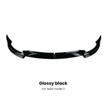Tesla Model Y Front Bumper Lip 2023 Spoiler Deflector Chin Guard Trim Cover Modified Body Kit Diffuser For Model 3 Y 2017-2023