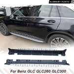 Car Side Sirts For Mercedes Benz GLC Class GLC60 GlC300 GLC 63 AMG 2015-2019 Car Side Bottom Side Skirt Extension Body Apron Lip