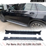 Car Side Sirts For Mercedes Benz GLC Class GLC60 GlC300 GLC 63 AMG 2015-2019 Car Side Bottom Side Skirt Extension Body Apron Lip