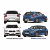 For bmw F20 M-TECH 2012-2014 body kit contain front bumper rear bumper fog lamp side skirt