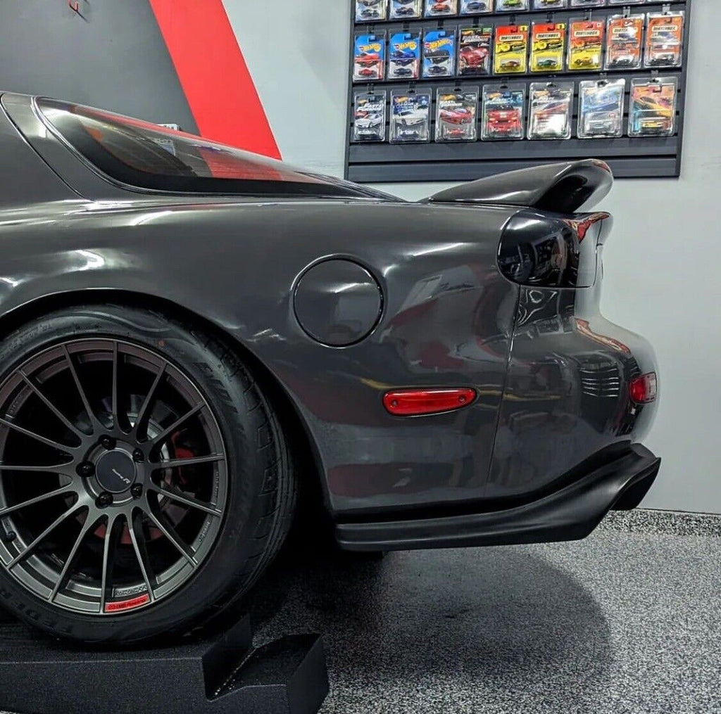 DAMD Style Flat Bottom Fiberglass Rear Diffuser For 1993-2002 Mazda RX ...