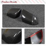 Prepreg Dry Carbon Fiber Rearview Side Mirror Cover for Ford Mustang GT500 2015-2023 Car Accessories With Turn Signals Assist