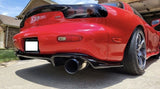 DAMD Style Flat Bottom Fiberglass Rear Diffuser For 1993-2002 Mazda RX7 FD3s