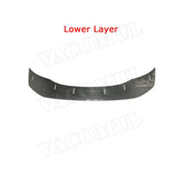 Carbon Fiber Front bumper Lip Spoiler for BMW 3 Series F80 M3 4 Series F82 F83 M4 2014-2018 Double Chin Shovel Guard