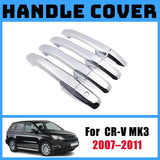 For Honda CR-V CR V MK3 2007 2011 2008 2009 2010 Accessories Door Handle Cover Frame Sticker Exterior Trim Bodykit Decoration