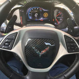 For Corvette C7 Paddle Shift Carbon Fiber 1 Pair