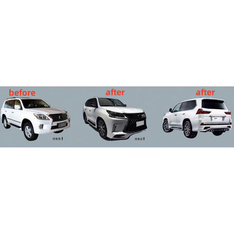 Limited edition 2009-2015 LEXUS lx570 change to lexus lx570 2018 body kit(T R D)