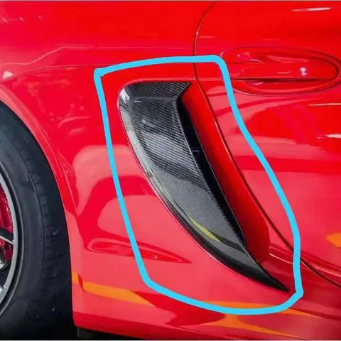 Side Air Scoops For Porsche 981 Side vents