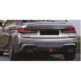 Rear spoiler with led gloss black for BMW 3 Series G20 MP GS380 320i 325i 2020-2021