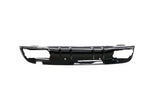 Car Rear Bumper Diffuser Lip with Exhaust for Mercedes-Benz C-Class W205 C200 C250 C300 C350 C400 C43 AMG Sport 4-Door 2014UP