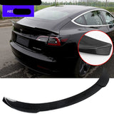 High quality ABS rear spoiler black suitcase for Tesla model 3 2017 2018-2019