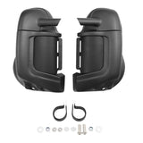 Carbon Fiber Lower Vented Leg Fairing Glove Box For Harley Touring Road King Glide 1983-2013