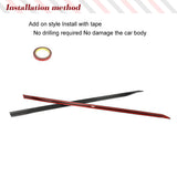 Car Racing Body Kits Extension Lip Spoiler Dry Carbon Car Side Skirts Extension Spoiler For BMW 5 Series I5 G60 2024