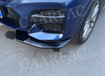 Carbon Fiber/FRP Car Front Bumper Lip Chin Splitters Flaps Apron Canards For BMW X3 G01 X4 G02 M Sport Style 2019-2021 Protector