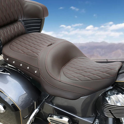 Motorcycle Driver Passenger Seat For Indian Vintage Dark Horse Chieftain Roadmaster Limited Springfield Chief Classic