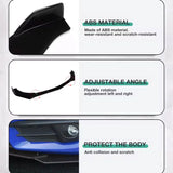 New Car Gloss Black Front Bumper Lip Chin Spoiler Splitter Body Kit For  Nissan X-trail T32 2013-2020 Car Accessories 1set
