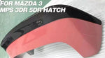 For Mazda3 2014-18 MPS 3Dr 5Dr Hatchback Carbon Fiber Rear Spoiler Wing Lip Trim