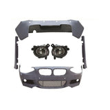 For bmw F20 M-TECH 2012-2014 body kit contain front bumper rear bumper fog lamp side skirt