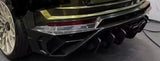 Fiberglass Rear Bumper Diffuser  Fits Lamborghini Urus 2018-2022