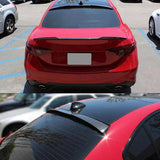 Car Rear Roof Racing Spoiler for Alfa Romeo Giulia 2017-2024 Carbon Fiber Rear Roof Spoiler Window Wing Lip Lid Top Wing