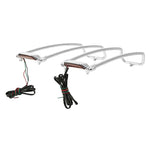 TCMT Chrome Saddlebag Lid Top Rail For Harley Touring Road Electra Street Glide FLHT FLHX 1994-2013