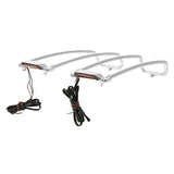 TCMT Chrome Saddlebag Lid Top Rail For Harley Touring Road Electra Street Glide FLHT FLHX 1994-2013