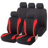 Car Seat Covers Full Set Universal Breathable Fabric For Lada Priora Renault Logan Interior Accessories for Trucks and SUV