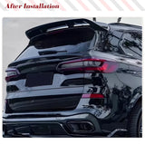 For BMW X5 G05 2019 2020 Car Middle Trunk Wing ABS Glossy Black Rear Middle Spoiler Trunk Wing Lip Car Rear Trunk Racing Spoiler