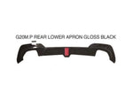 Rear spoiler with led gloss black for BMW 3 Series G20 MP GS380 320i 325i 2020-2021
